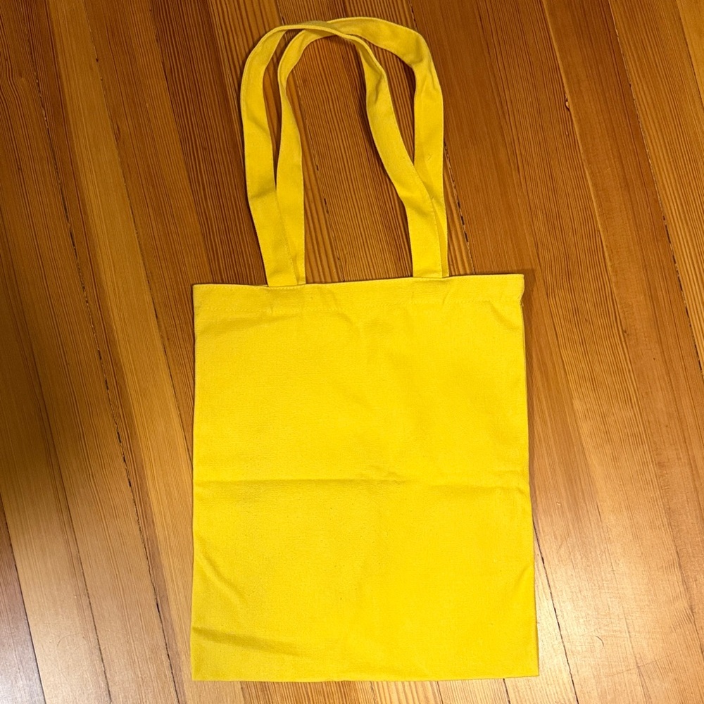 Nik Bentel Yellow Tote Bag - Picture 2 of 2